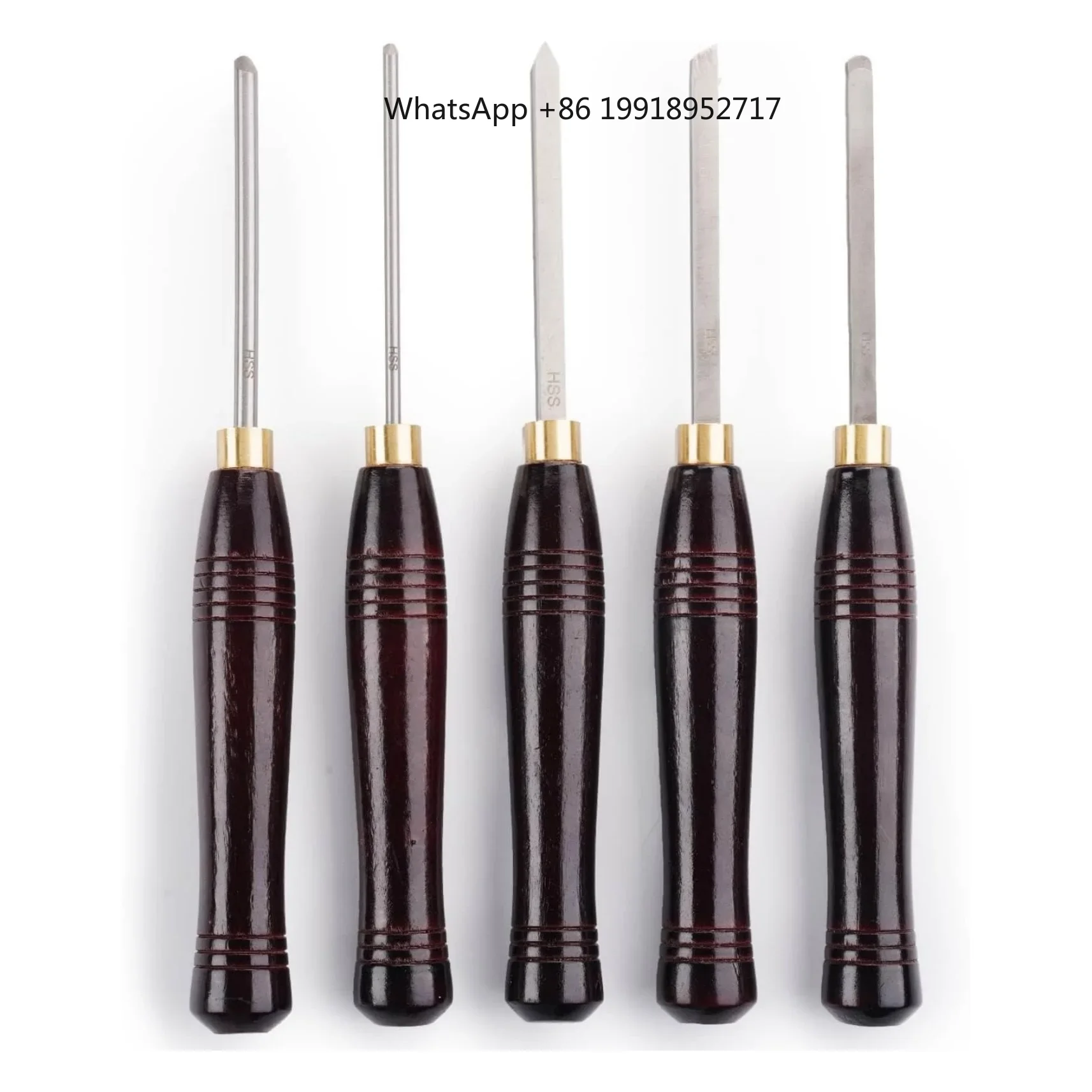 Woodturning Tools Set Hss - 5 szt. Zestaw dłut tokarskich do