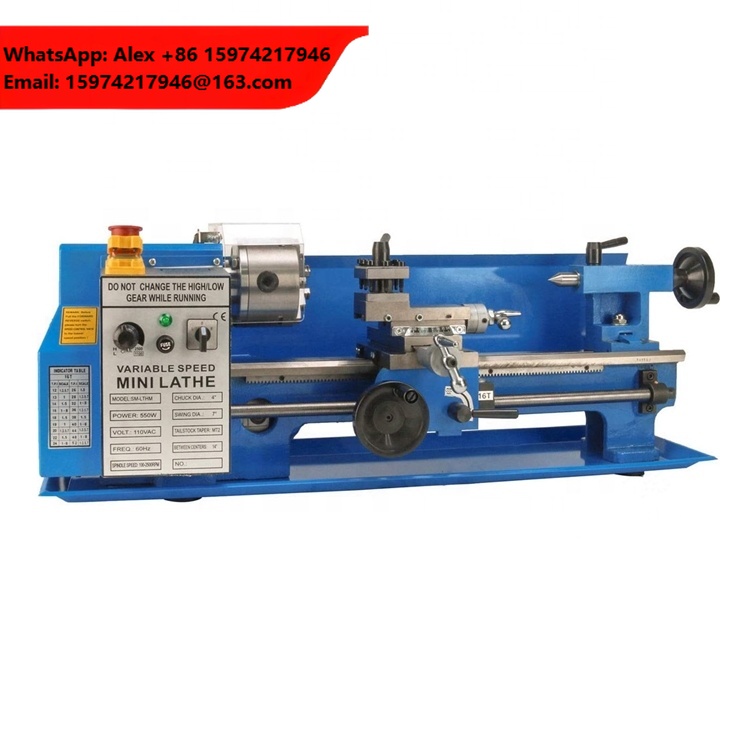 Mini Metal Lathe 7X14 - Automatyczna pozioma mała tokarka stołowa 7x14
