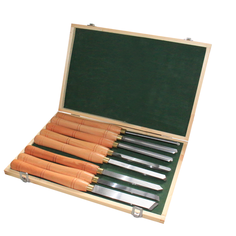 Woodturning Tools Set Hss - 8-częściowy zestaw dłut do toczenia w