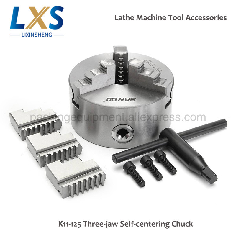 Lathe Chuck 3 Jaw 125Mm - K11-125 3-szczękowy ręczny uchwyt tokarski 125