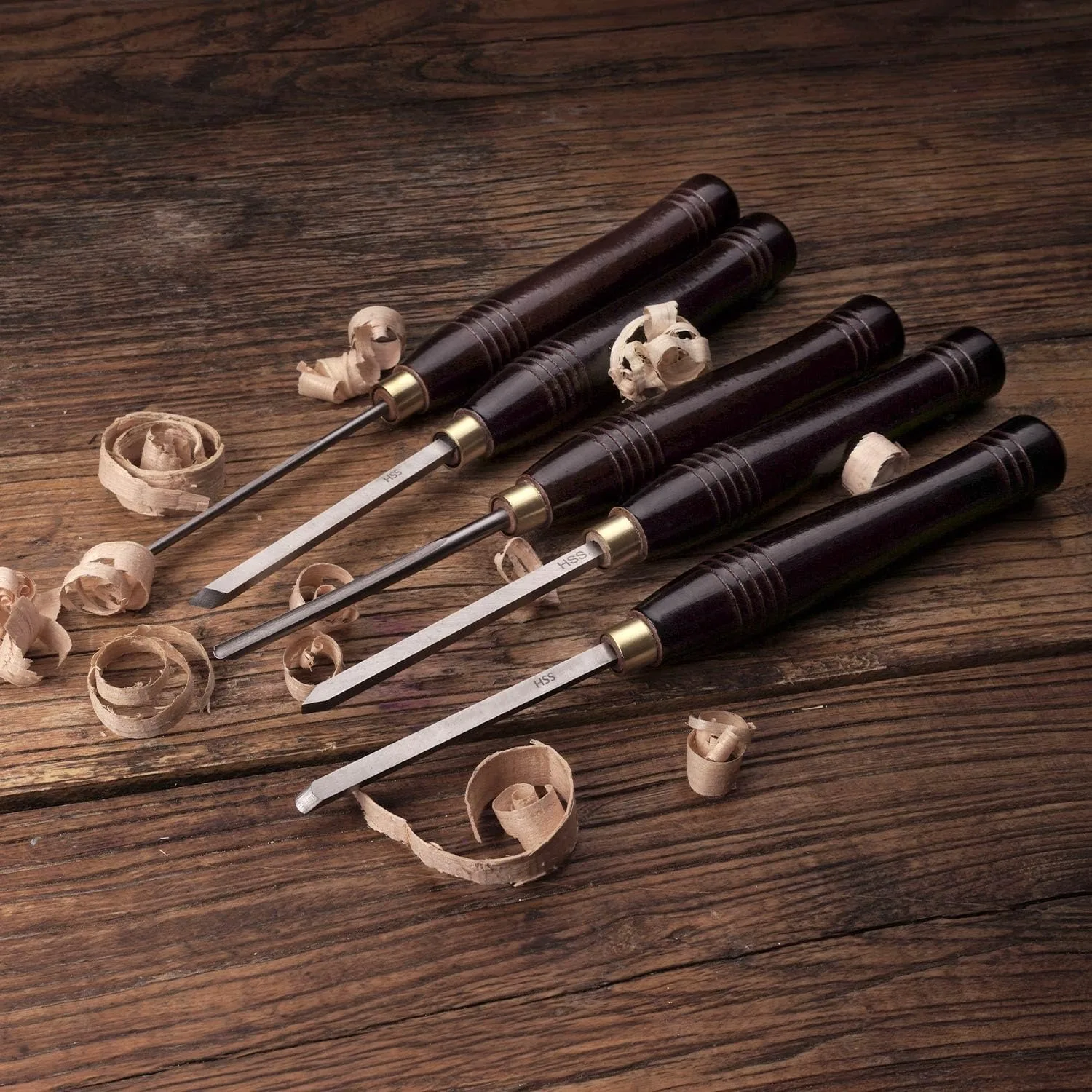 5 szt. Zestaw dłut tokarskich  – Woodturning Tools Set Hss recenzja i cena