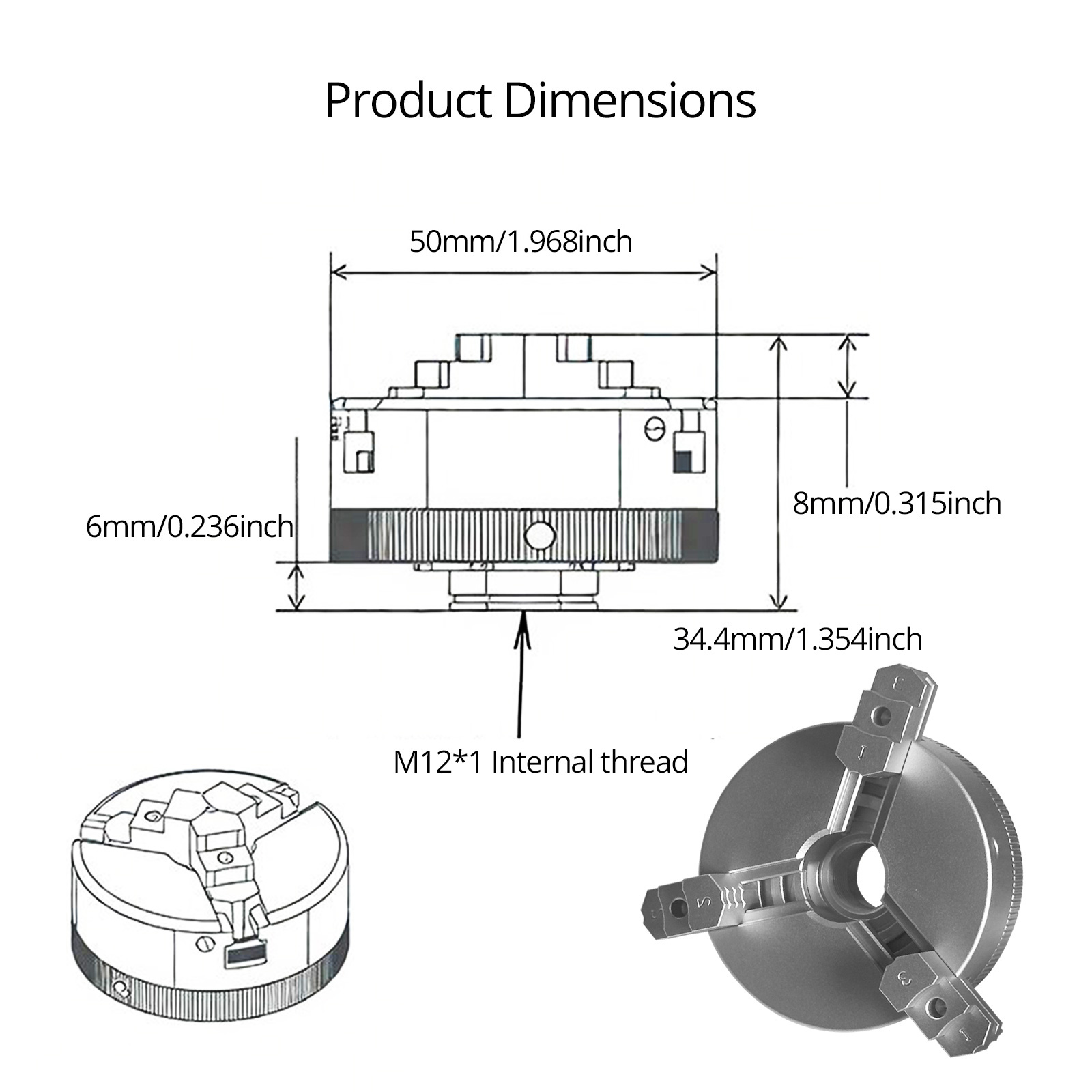 Uchwyt tokarski samocentrujący – Wood Lathe Chuck 4 Jaw recenzja i cena