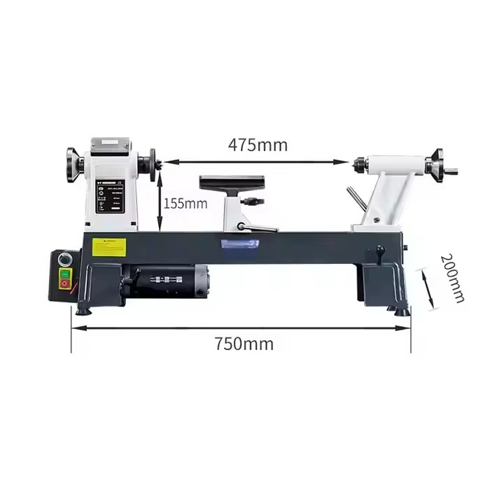 Mini tokarka do drewna 550W z  – Woodworking Lathe Variable Speed 550W recenzja i cena