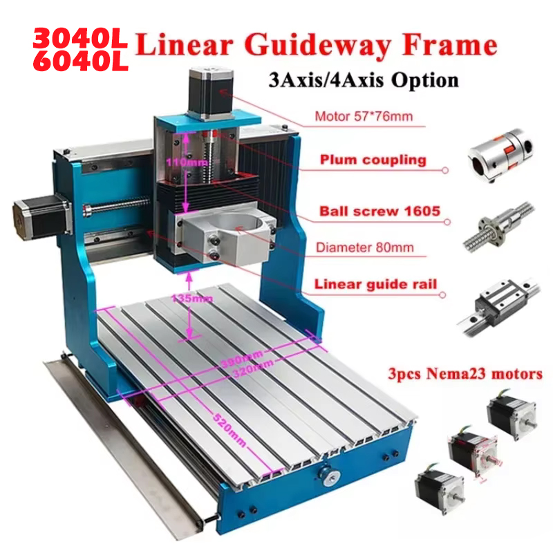 Zestaw ramy frezarki CNC z pro – Cnc Wood Lathe Machine recenzja i cena