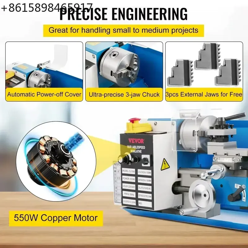 Mini tokarka metalowa SIHAO 7x – Mini Metal Lathe 7X14 recenzja i cena