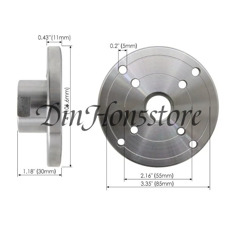 1 szt. Płyta czołowa do tokark – Wood Lathe Faceplate 6 Inch recenzja i cena