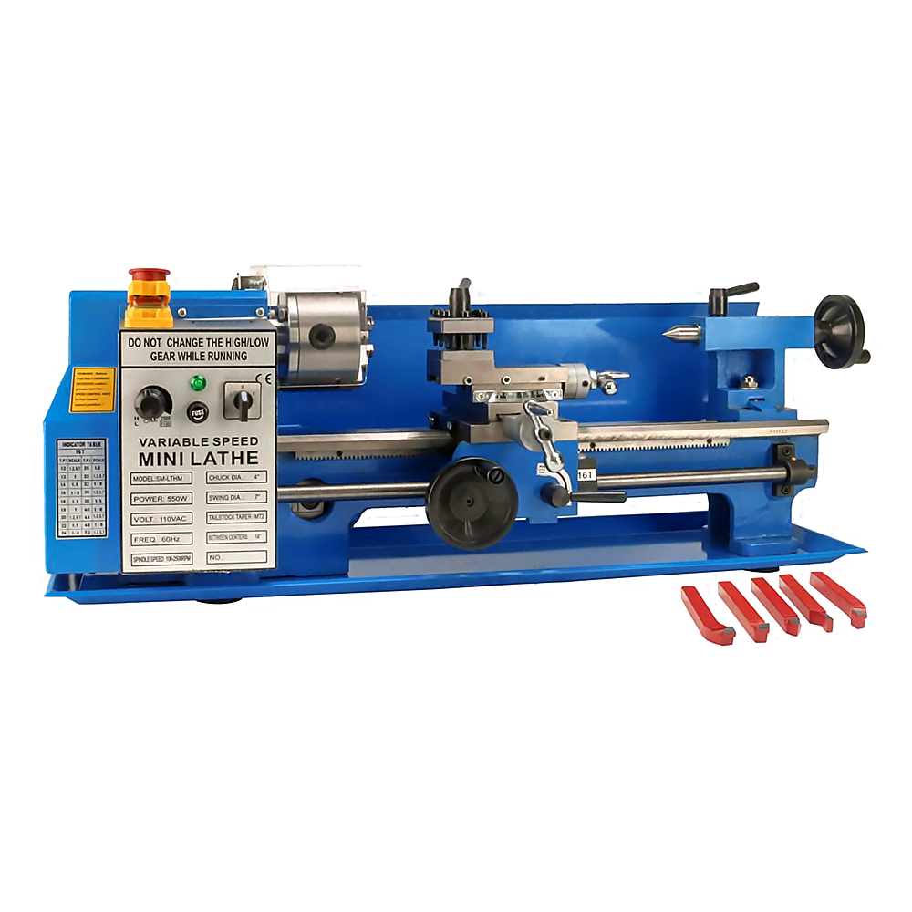 Chiński poziomy mały tokarka s – Mini Metal Lathe 7X14 recenzja i cena
