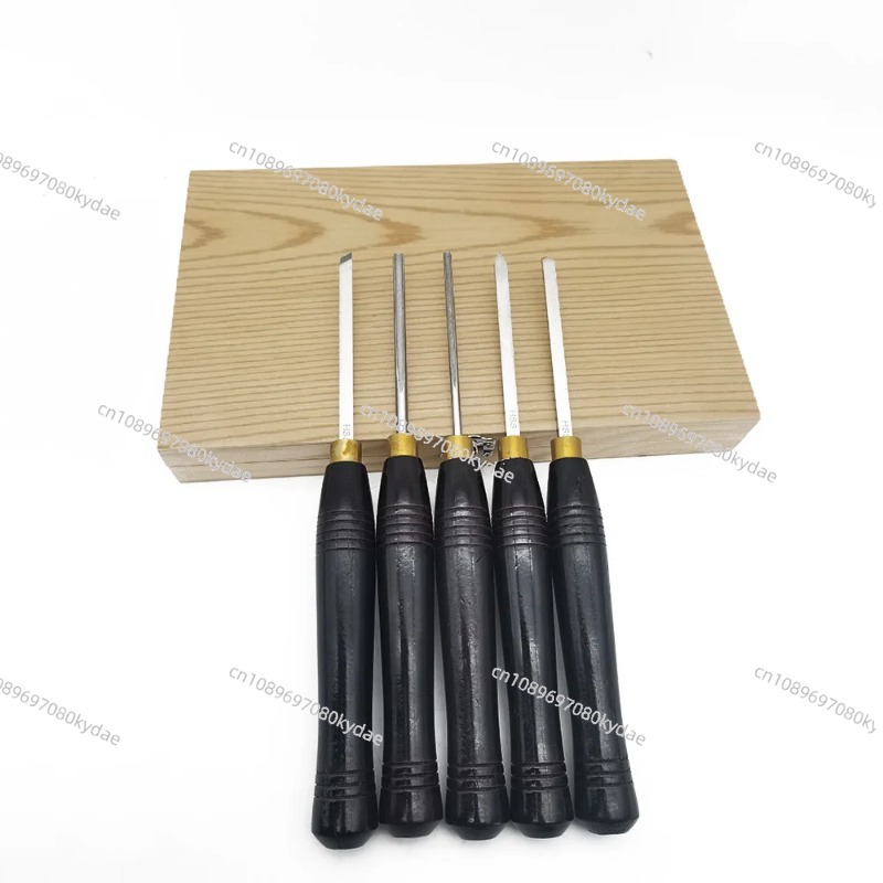 Zestaw 5 szt. dłut tokarskich  – Woodturning Tools Set Hss recenzja i cena